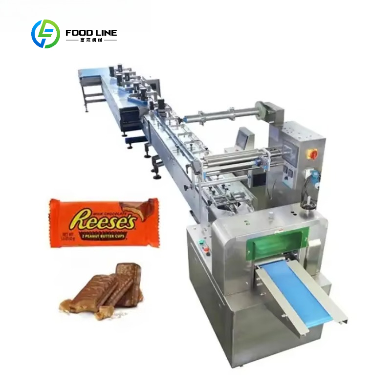 Protein Bar - خط تعبئة أفقي لشوكولاتة الكيك الأوتوماتيكية