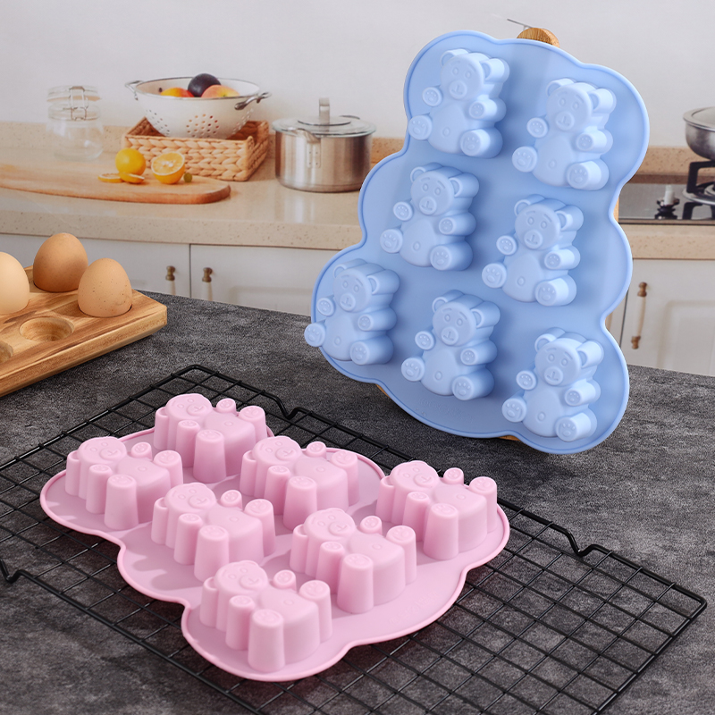 سيليكون قوالب الدب غائر ، قوال - مراجعة Gummy Candy وسعره