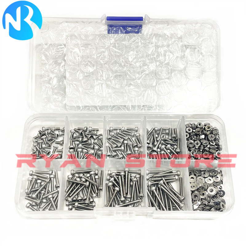1 صندوق/660 قطعة M2 * 4 5 6 8  - مراجعة Nuts Mix وسعره