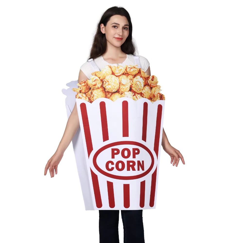 زي تنكري على شكل فشار الهالوين - مراجعة Popcorn وسعره