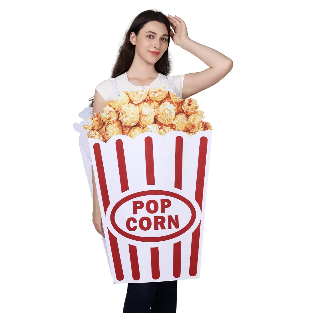 زي تنكري على شكل فشار الهالوين - مراجعة Popcorn وسعره
