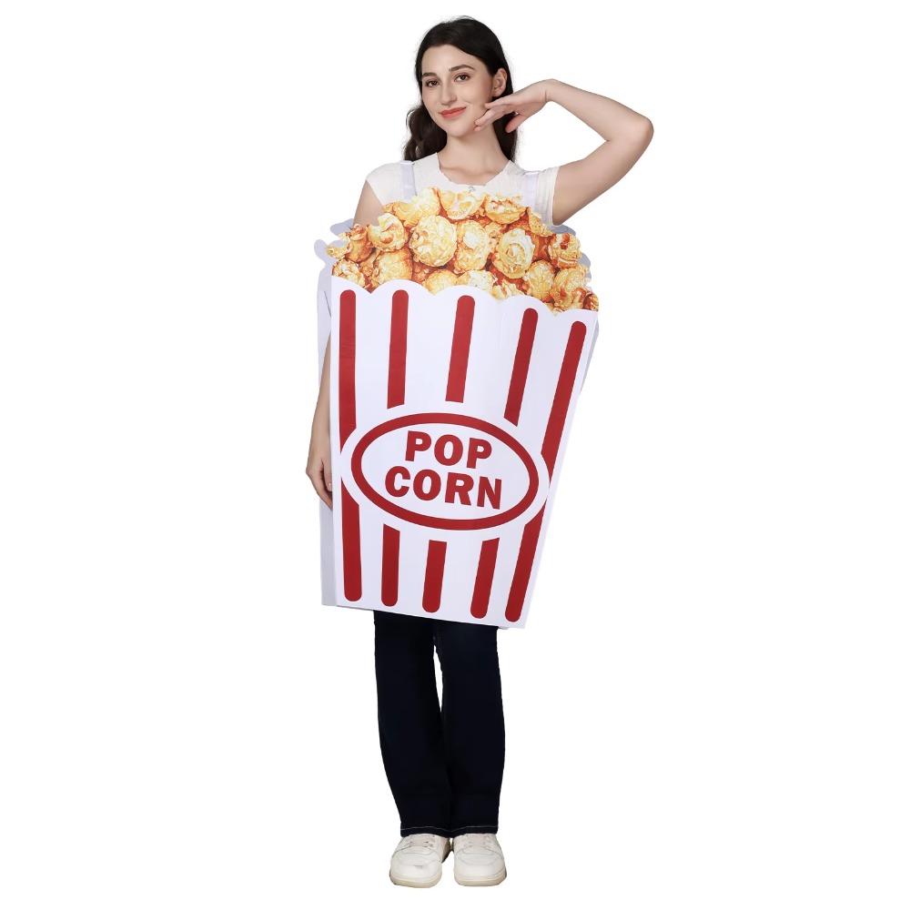 زي تنكري على شكل فشار الهالوين - مراجعة Popcorn وسعره
