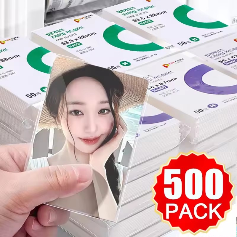 500 قطعة من أكمام البطاقات الك - مراجعة Popcorn وسعره
